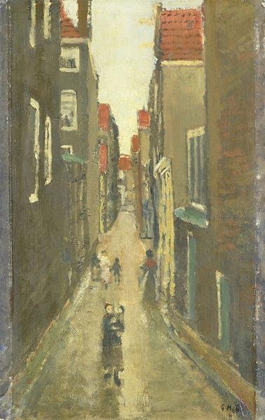 George Hendrik Breitner Neighborhood in the Jordaan, Amsterdam oil painting picture